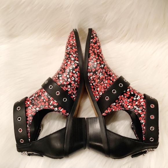 Rebecca Minkoff Kianna Floral Ankle Booties New - Picture 7 of 15